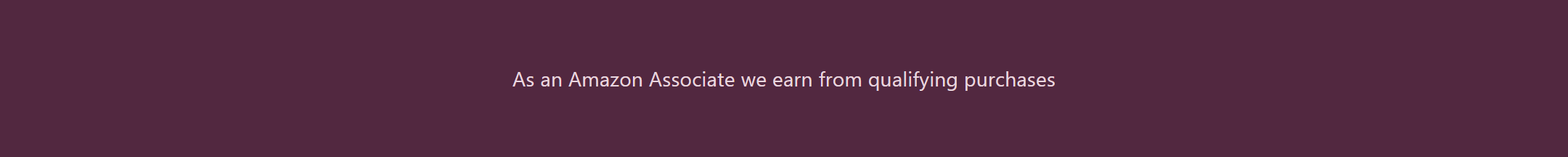 Affiliate disclosure