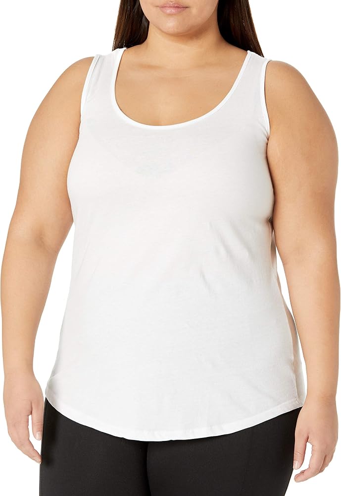 Cotton Jersey Shirttail Tank — Just My Size