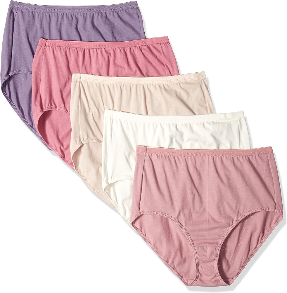 Cotton High Brief, 5-Pack — Just My Size